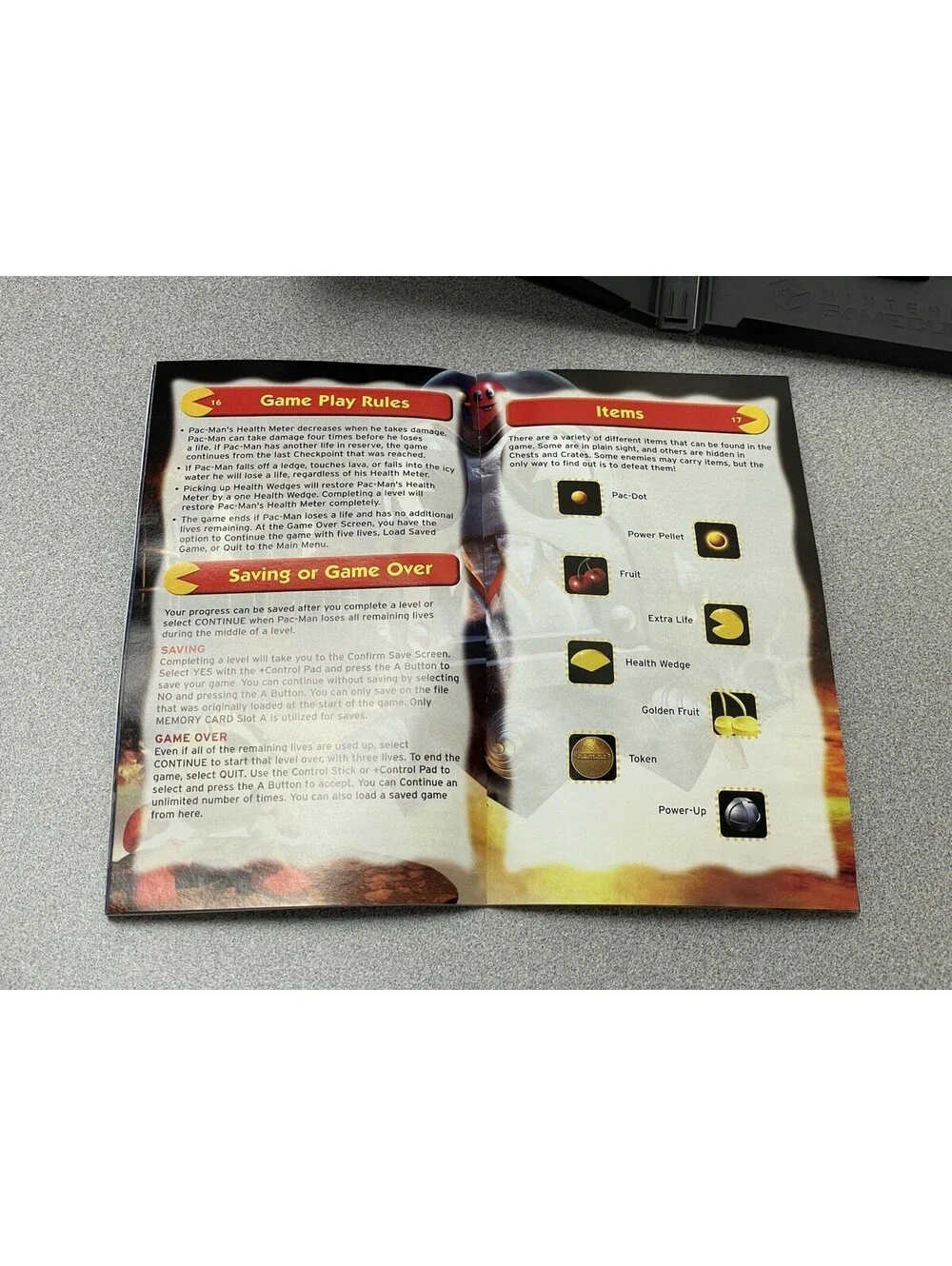 Pac-Man World 2 (Nintendo GameCube, 2002) Complete Manual Very Clean Disc TESTED